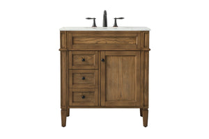 Elegant Lighting - VF12532DW - Single Bathroom Vanity - Park Avenue - Driftwood