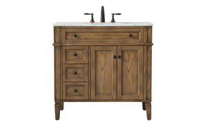 Elegant Lighting - VF12536DW - Single Bathroom Vanity - Park Avenue - Driftwood