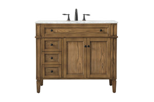 Elegant Lighting - VF12540DW - Single Bathroom Vanity - Park Avenue - Driftwood