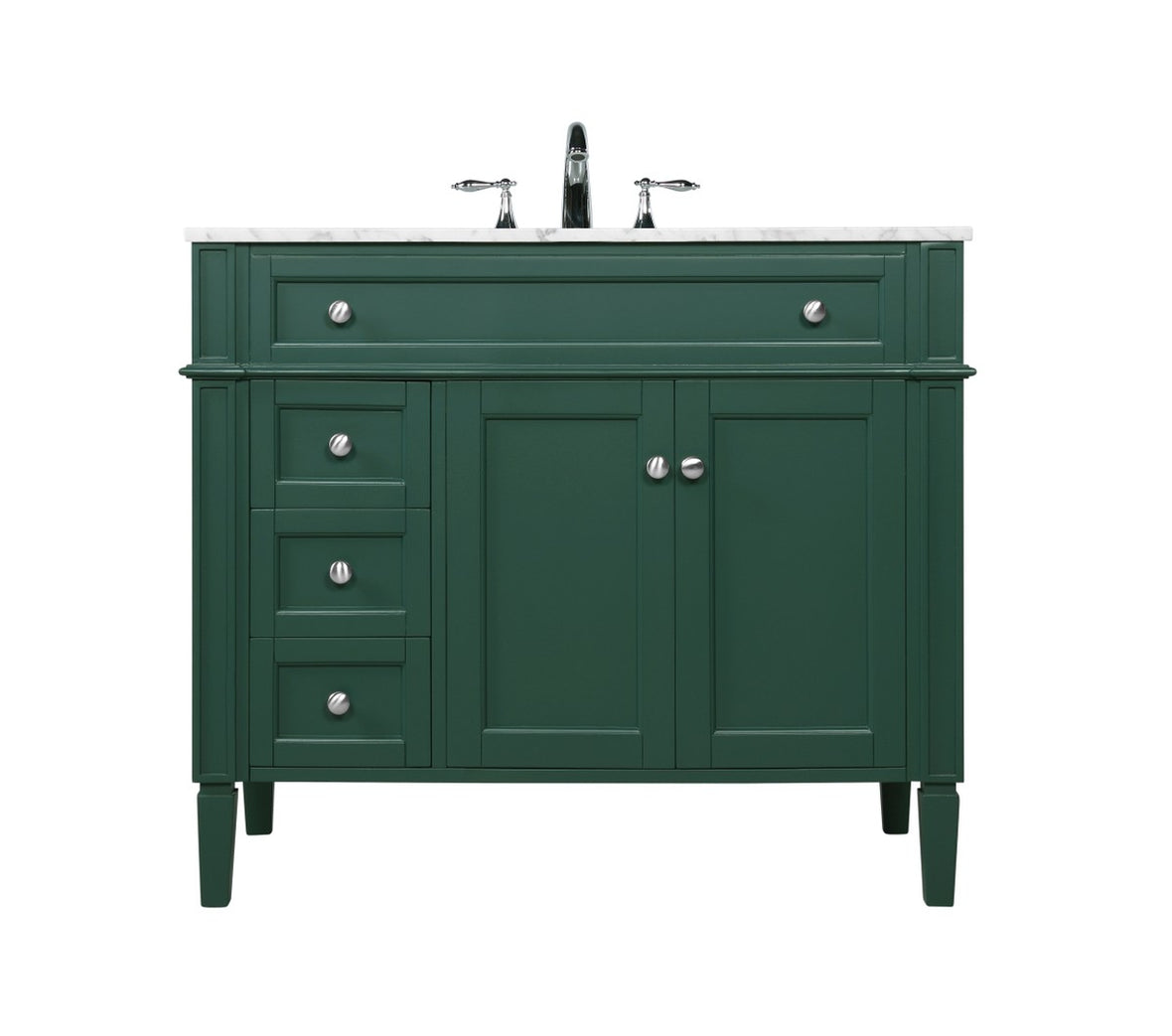 Elegant Lighting - VF12540GN - Single Bathroom Vanity - Park Avenue - green