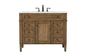 Elegant Lighting - VF12542DW - Single Bathroom Vanity - Park Avenue - Driftwood