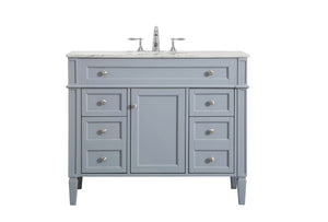 Elegant Lighting - VF12542GR - Single Bathroom Vanity - Park Avenue - Grey