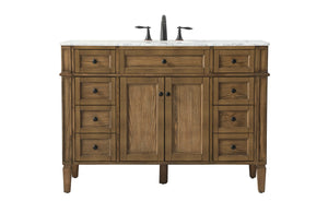 Elegant Lighting - VF12548DW - Single Bathroom Vanity - Park Avenue - Driftwood