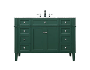 Elegant Lighting - VF12548GN - Single Bathroom Vanity - Park Avenue - Green