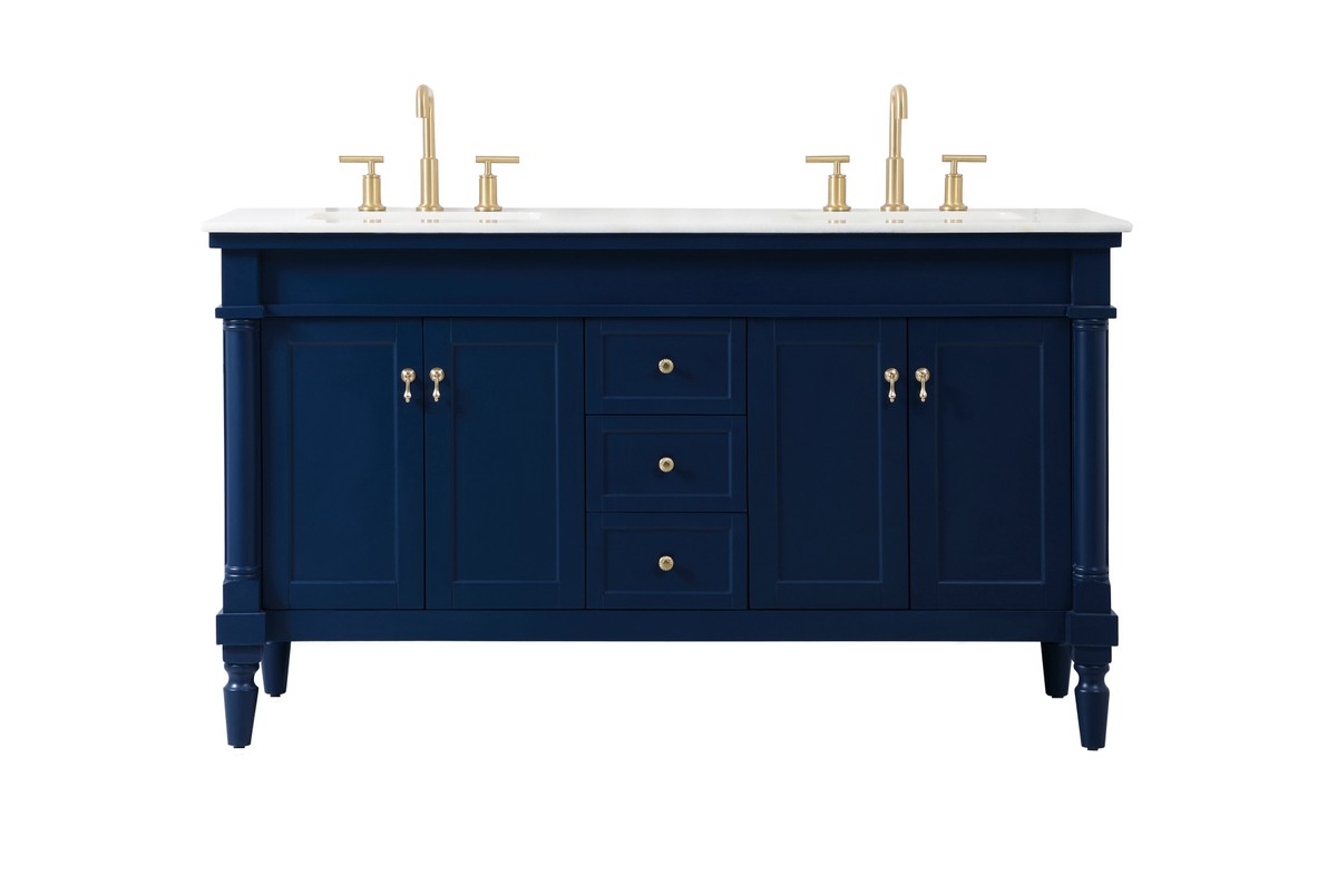 Elegant Lighting - VF13060DBL - Vanity Sink Set - Lexington - Blue