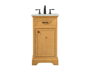 Elegant Lighting - VF15019NW - Single Bathroom Vanity - Americana - Natural Wood