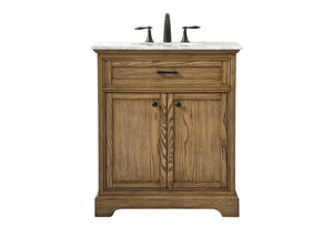 Elegant Lighting - VF15030DW - Single Bathroom Vanity - Americana - Driftwood