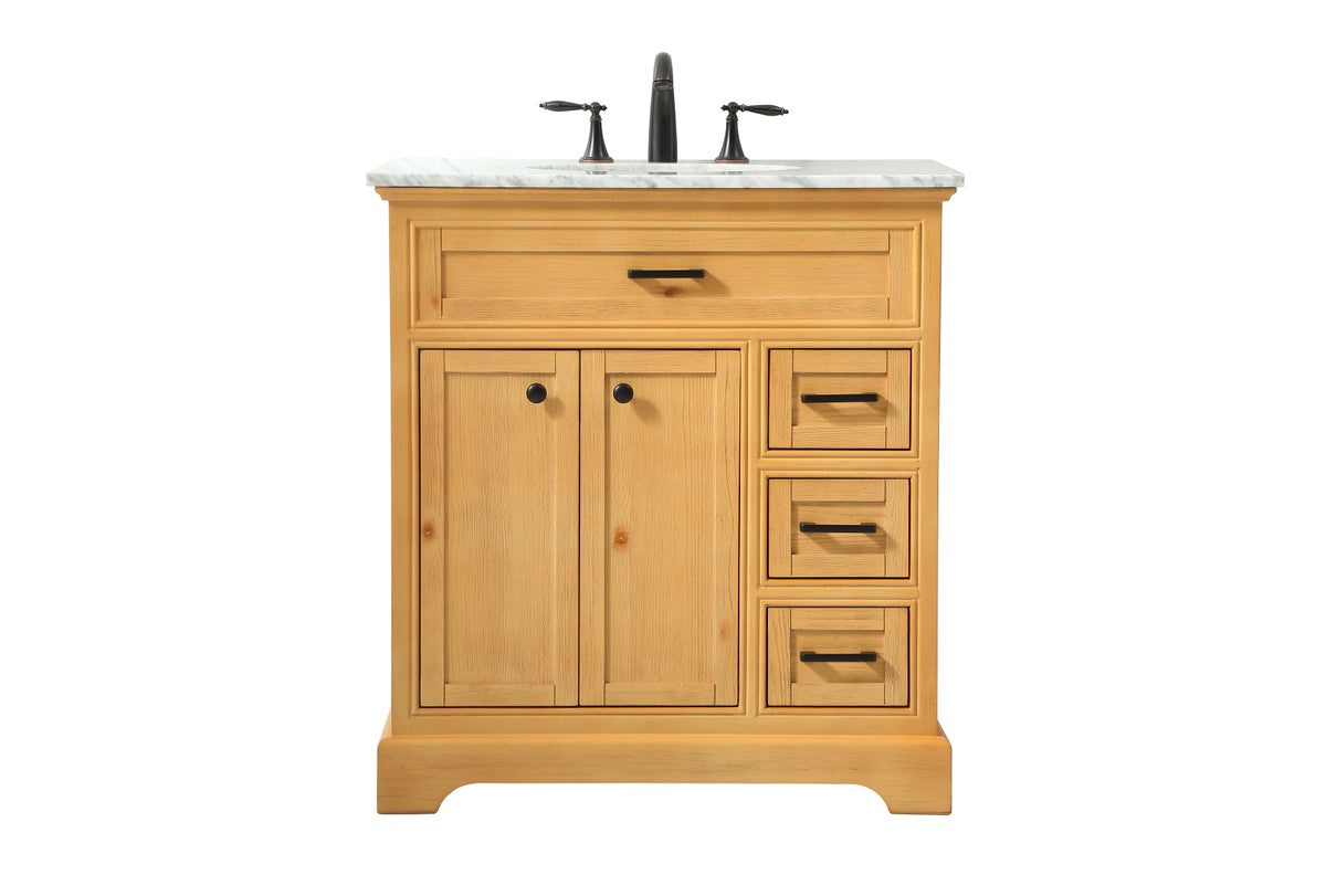 Elegant Lighting - VF15032NW - Single Bathroom Vanity - Americana - Natural Wood