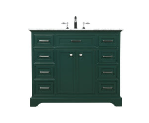 Elegant Lighting - VF15042GN - Single Bathroom Vanity - Americana - Green