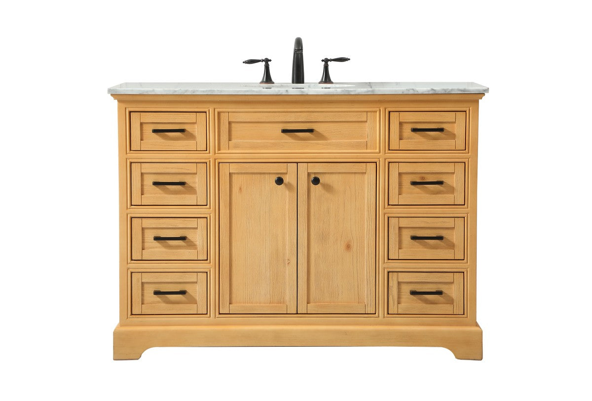 Elegant Lighting - VF15048NW - Single Bathroom Vanity - Americana - Natural Wood