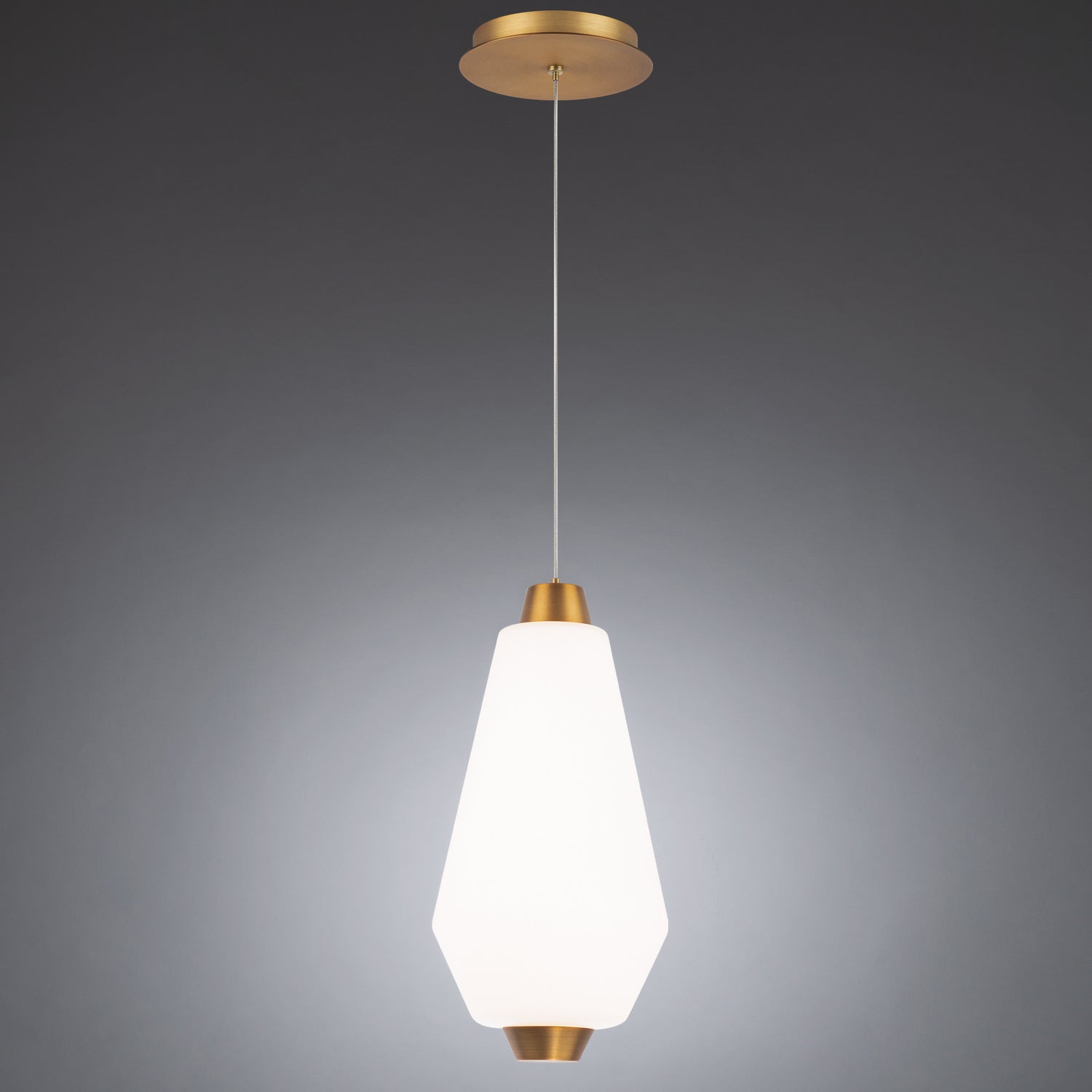 W.A.C. Lighting - PD-39214-AB - LED Mini Pendant - Amelia - Aged Brass