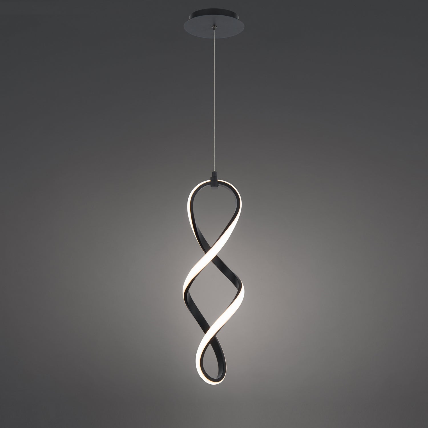 W.A.C. Lighting - PD-47821-BK - LED Mini Pendant - Interlace - Black