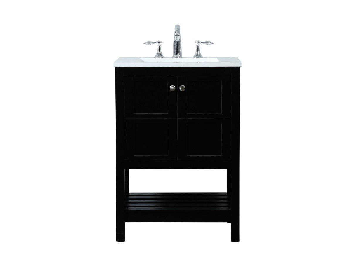Elegant Lighting - VF16424BK - Vanity Sink Set - Theo - black