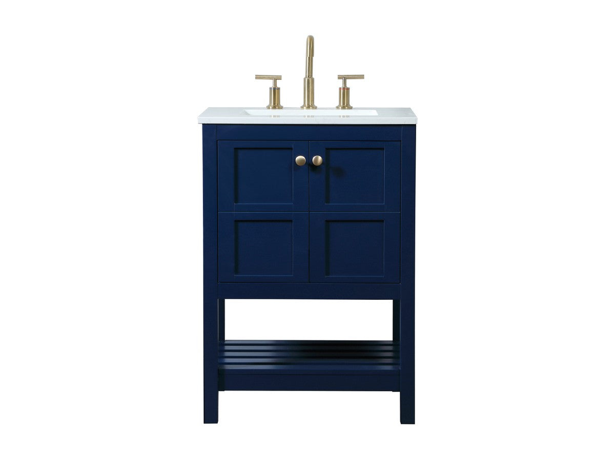 Elegant Lighting - VF16424BL - Vanity Sink Set - Theo - blue