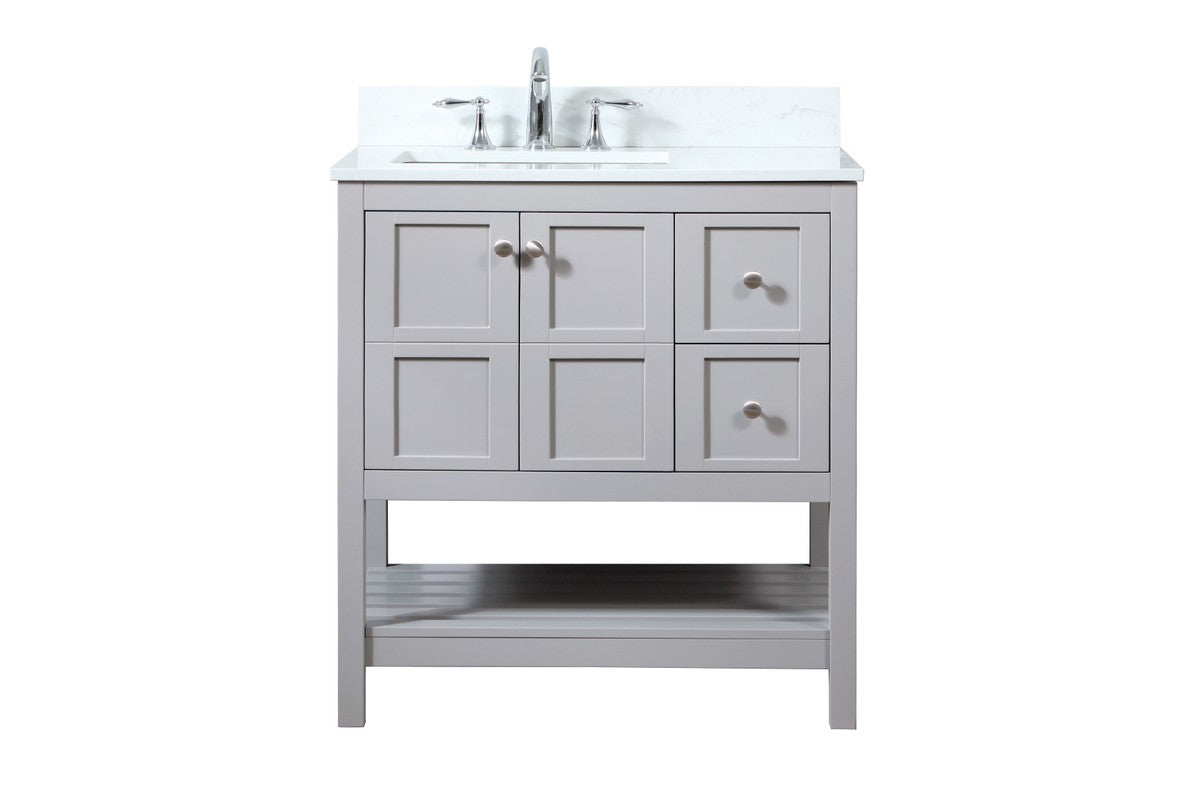 Elegant Lighting - VF16432GR-BS - Vanity Sink Set - Theo - grey