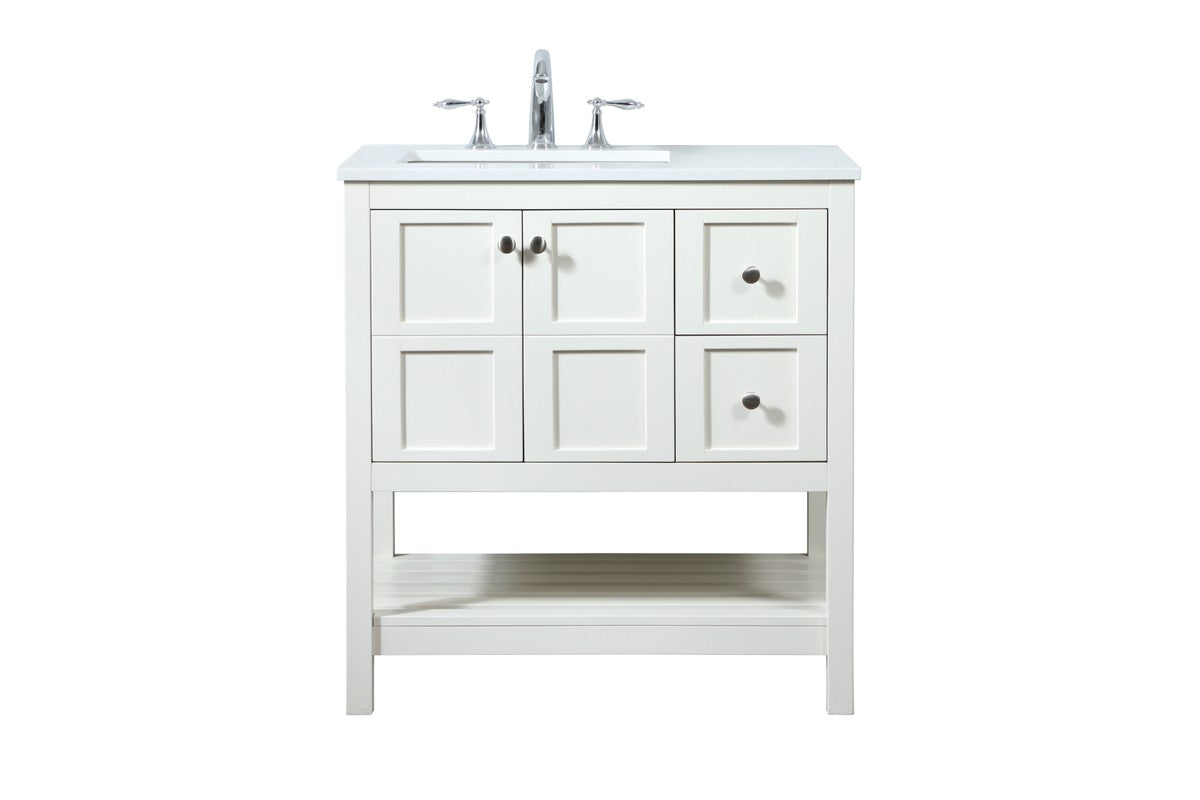 Elegant Lighting - VF16432WH - Vanity Sink Set - Theo - white