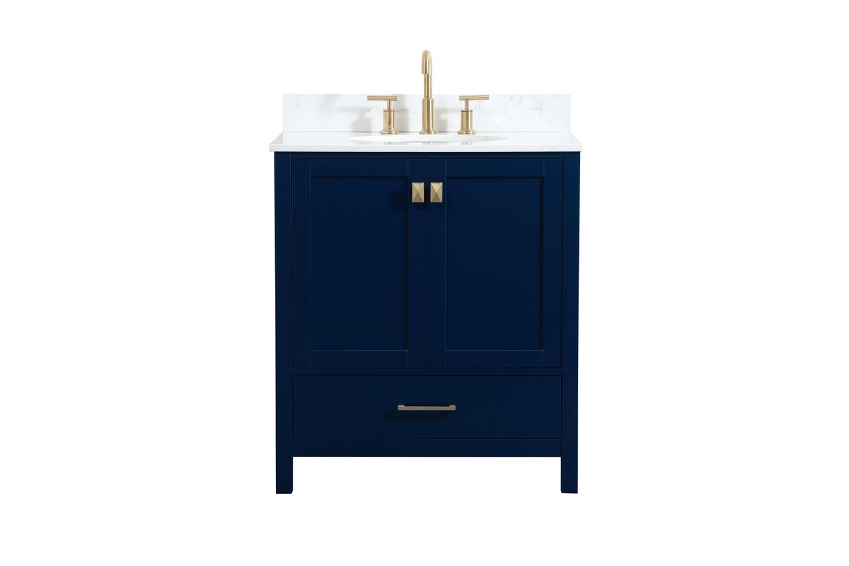 Elegant Lighting - VF18830BL-BS - Vanity Sink Set - Irene - blue
