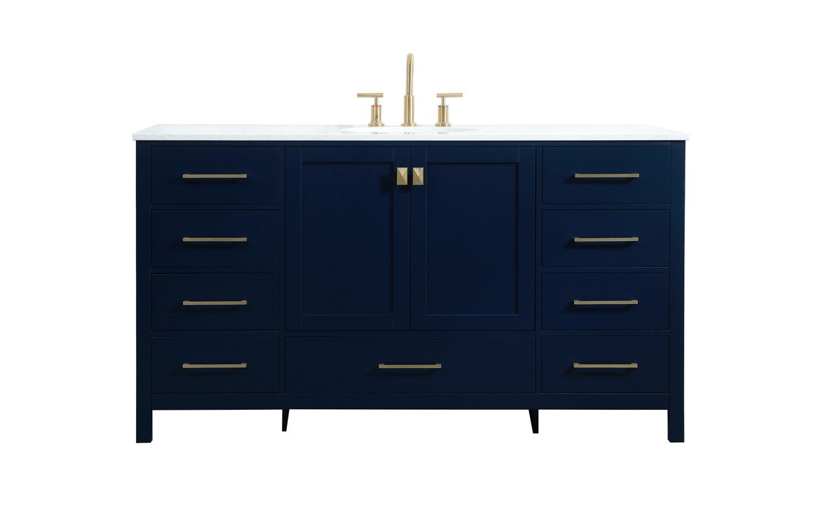 Elegant Lighting - VF18860BL - Vanity Sink Set - Irene - blue