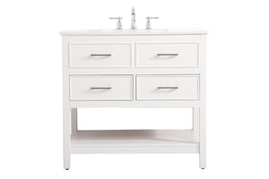 Elegant Lighting - VF19036WH - Vanity Sink Set - Sinclaire - White