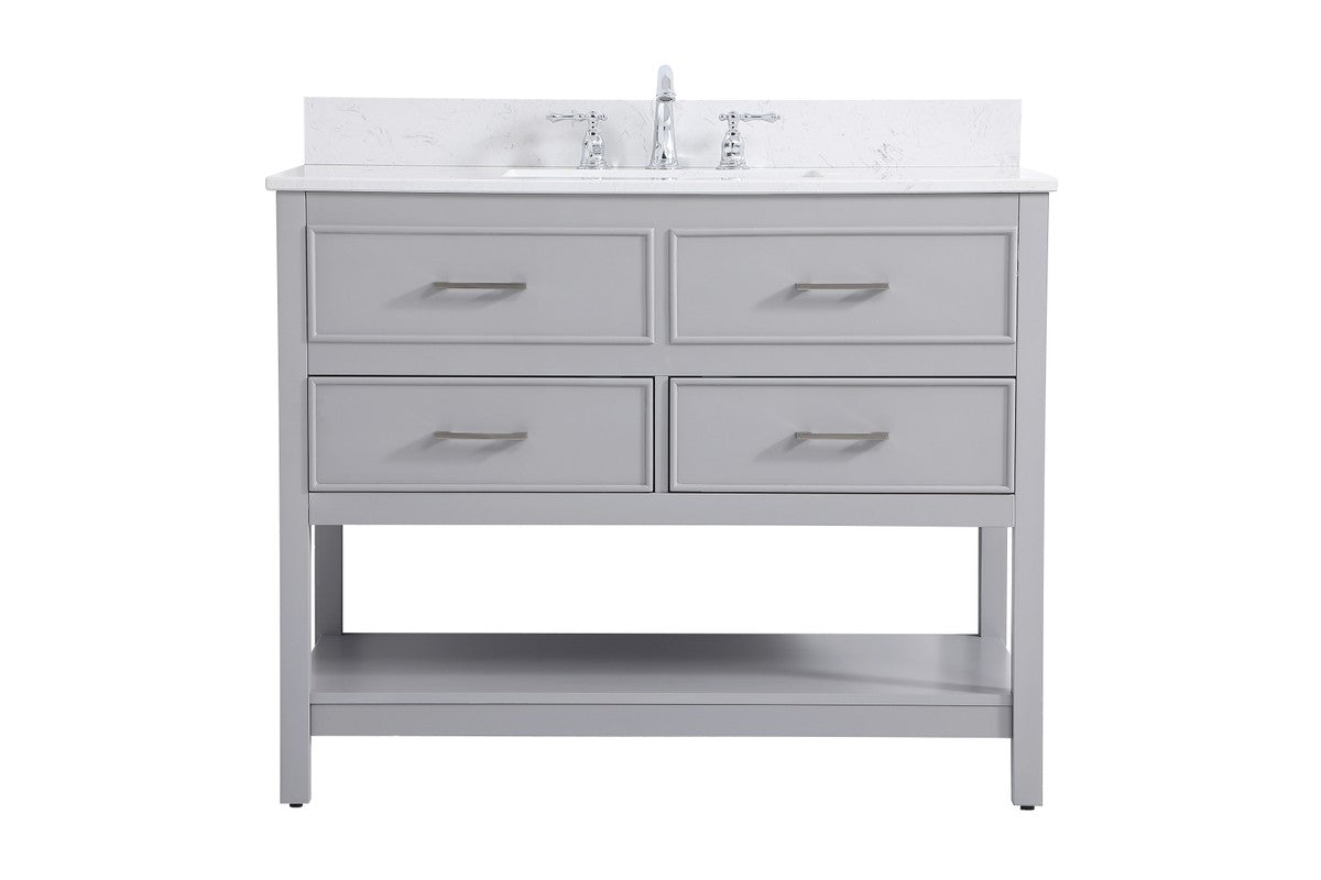 Elegant Lighting - VF19042GR-BS - Vanity Sink Set - Sinclaire - Gray