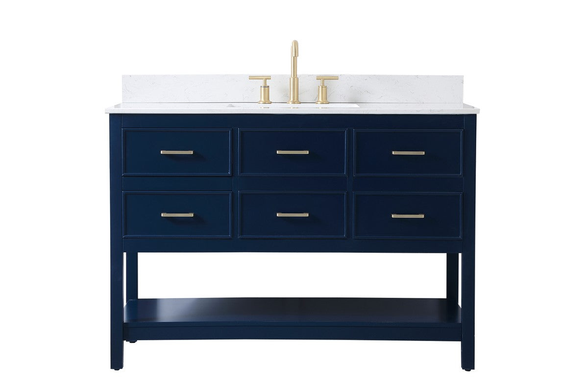 Elegant Lighting - VF19048BL-BS - Vanity Sink Set - Sinclaire - Blue