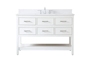 Elegant Lighting - VF19048WH-BS - Vanity Sink Set - Sinclaire - White