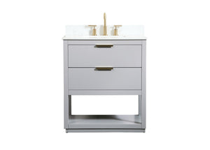 Elegant Lighting - VF19230GR-BS - Vanity Sink Set - Larkin - Grey