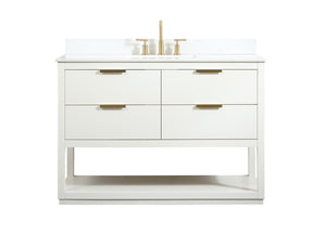 Elegant Lighting - VF19248WH-BS - Vanity Sink Set - Larkin - White