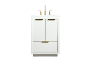 Elegant Lighting - VF19424WH - Vanity Sink Set - Blake - White