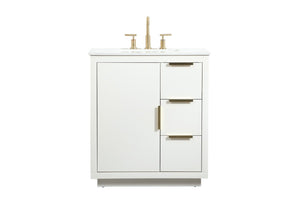 Elegant Lighting - VF19430WH - Vanity Sink Set - Blake - White