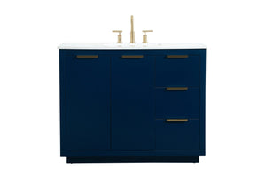 Elegant Lighting - VF19442BL - Vanity Sink Set - Blake - Blue