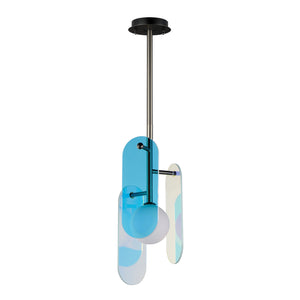 Studio M - SM24811DCGM - LED Pendant - Megalith - Glass - Gunmetal