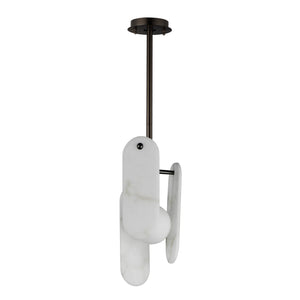 Studio M - SM24811WABBZ - LED Pendant - Megalith - Stone - Brushed Bronze