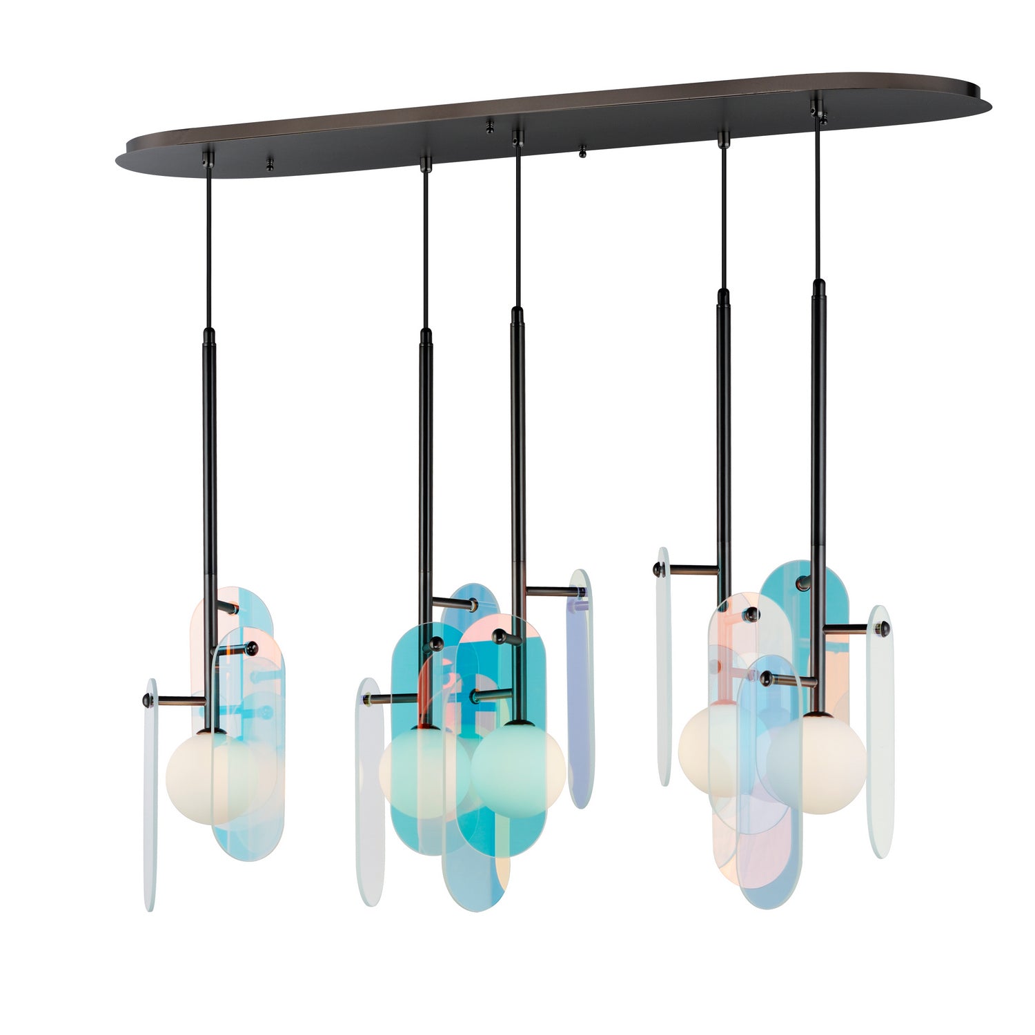 Studio M - SM24815DCGM - LED Pendant - Megalith - Glass - Gunmetal