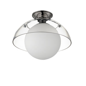 Studio M - SM31009CLBC - LED Semi Flush Mount - Domain - Black Chrome