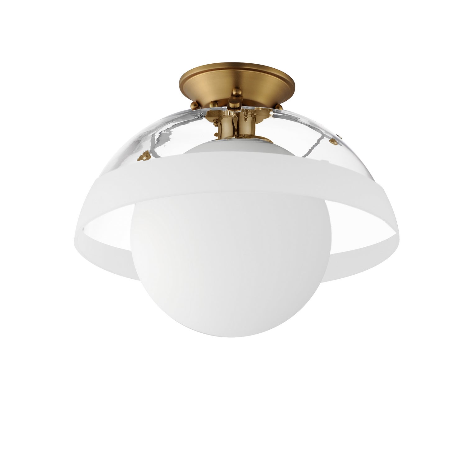 Studio M - SM31009FTNAB - LED Semi Flush Mount - Domain - Natural Aged Brass