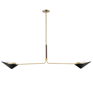 Studio M - SM81802NAB - LED Pendant - Cavalier - Natural Aged Brass