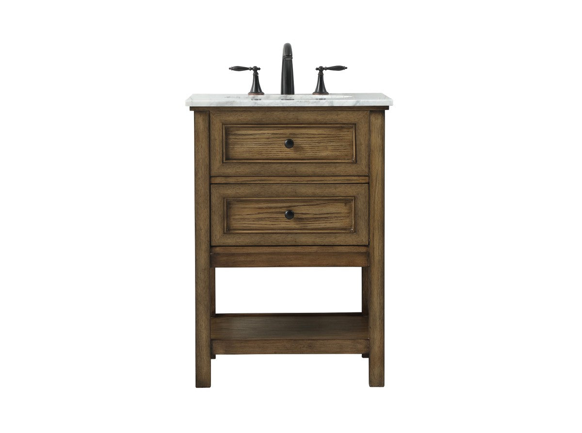 Elegant Lighting - VF27024DW - Single Bathroom Vanity - Metropolis - driftwood
