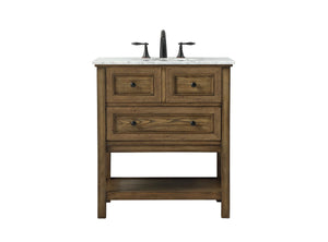 Elegant Lighting - VF27030DW - Single Bathroom Vanity - Metropolis - Driftwood