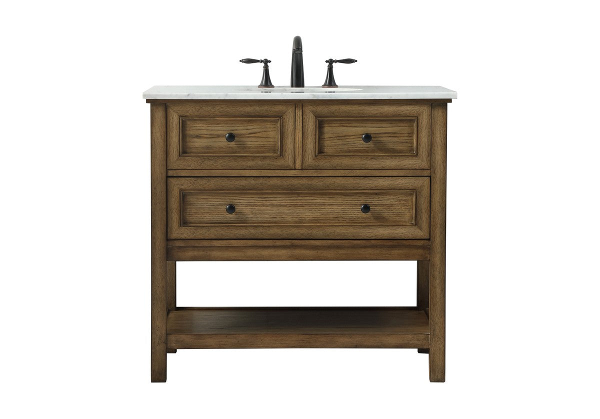 Elegant Lighting - VF27036DW - Single Bathroom Vanity - Metropolis - driftwood