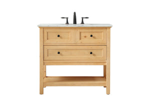 Elegant Lighting - VF27036NW - Single Bathroom Vanity - Metropolis - Natural Wood