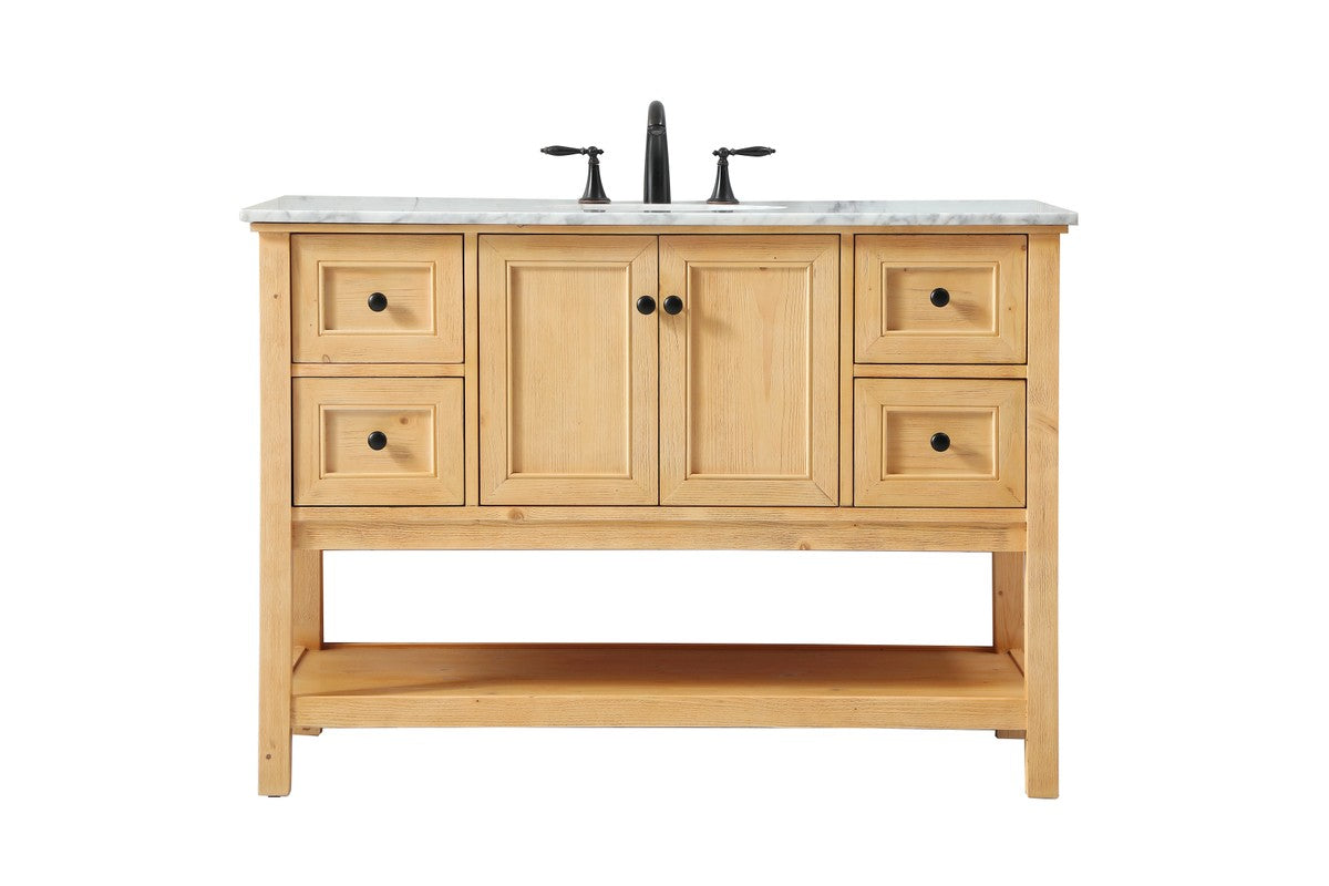 Elegant Lighting - VF27048NW - Single Bathroom Vanity - Metropolis - natural wood