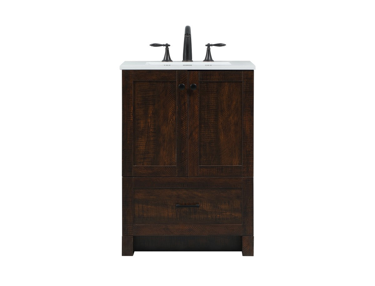 Elegant Lighting - VF2824EX - Single Bathroom Vanity - Soma - Expresso