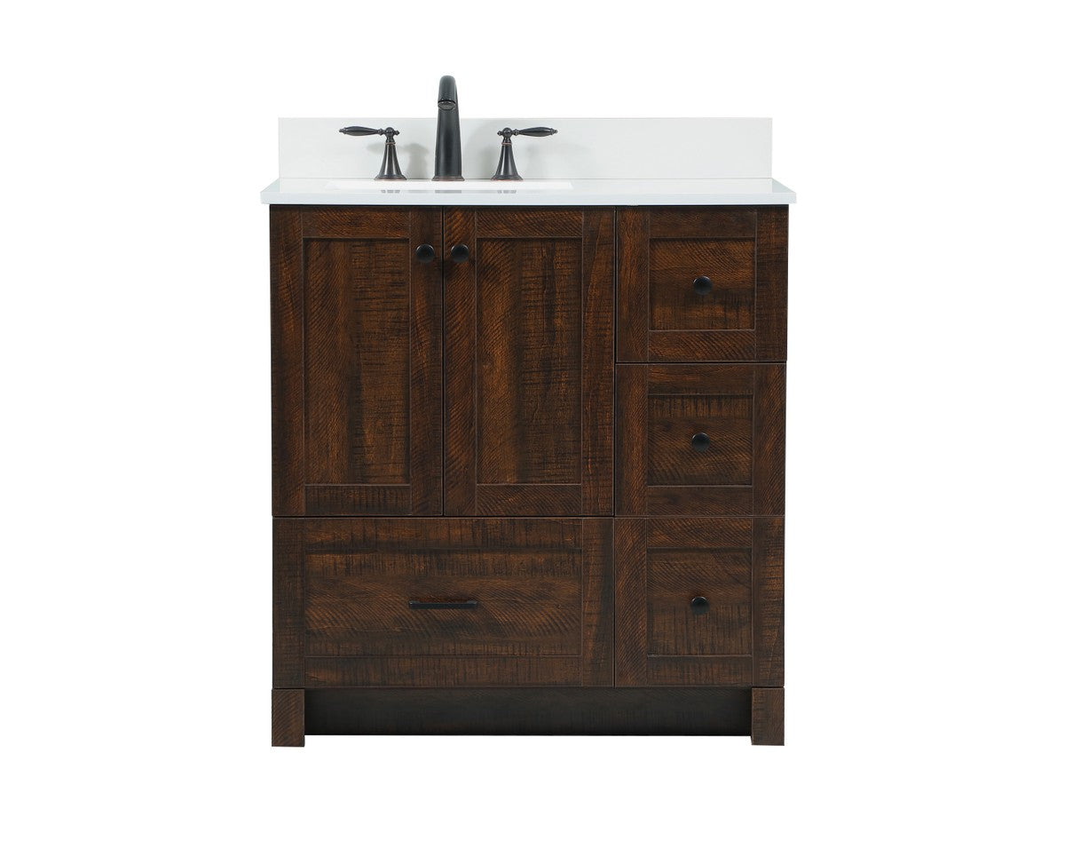 Elegant Lighting - VF2832EX-BS - Single Bathroom Vanity - Soma - Expresso