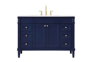 Elegant Lighting - VF31848BL - Single Bathroom Vanity - Bennett - Blue