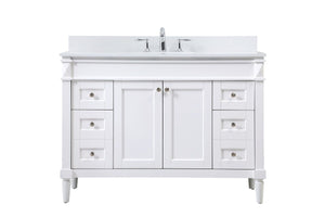 Elegant Lighting - VF31848WH-BS - Single Bathroom Vanity - Bennett - White