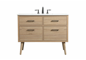 Elegant Lighting - VF41042MW - Single Bathroom Vanity - Boise - Mango Wood