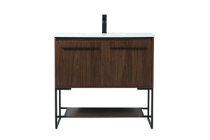 Elegant Lighting - VF42536MWT - Vanity Sink Set - Sloane - Walnut