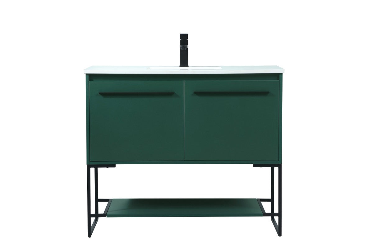 Elegant Lighting - VF42540MGN - Vanity Sink Set - Sloane - Green