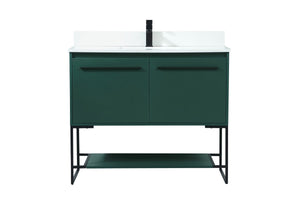 Elegant Lighting - VF42540MGN-BS - Vanity Sink Set - Sloane - Green